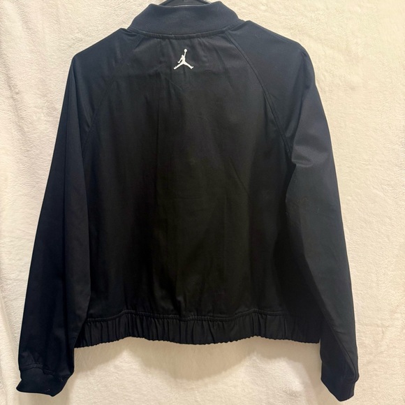 Jordan NWT Women's Black Varsity Jacket FN5786-010 - Picture 7 of 13